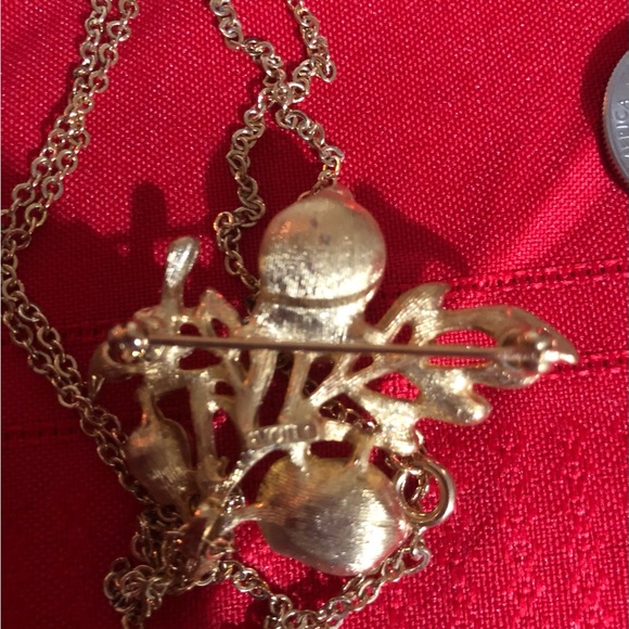 NWT Vintage Avon Autum Glory Necklace which converts to a Brooch. - Picture 8 of 10